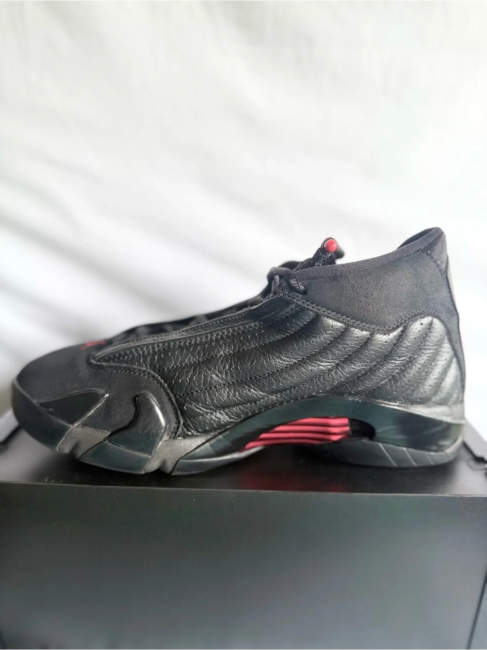 AUTHENTIC Jordan 14 Retro Last Shot size 10 487471-003 2018 PRE-OWNED